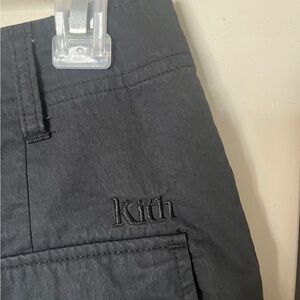 Kith Black Pants Evans Cotton Nylon Sz 25 Woman